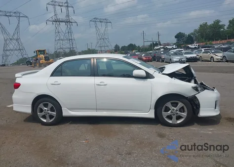 2012 Toyota Corolla S z USA, uszkodzony, nr VIN 2T1BU4EE8CC759790